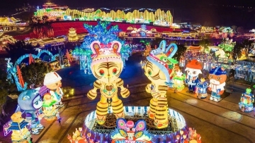 Annual lantern show opens in southwest China