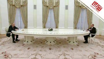 国际丨德国总理与普京会谈又现4米“大长桌”
