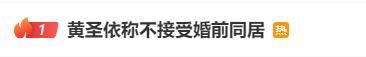 黄圣依谈是否接受婚前同居 观点引热议