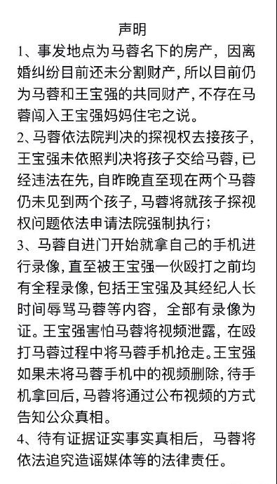 王宝强曾殴打辱骂马蓉？法院判决书曝光昔日真相