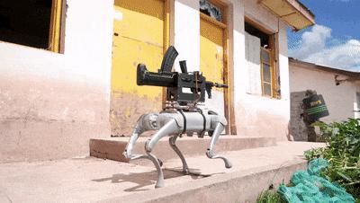 大场面!机器狗扛枪冲锋 科技练兵显实力