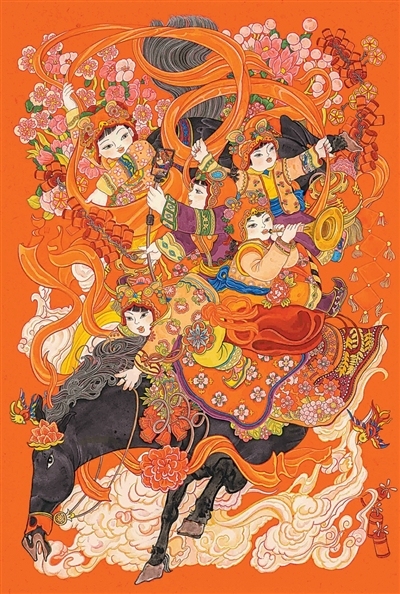 屈健:年画里的盛世欢歌
