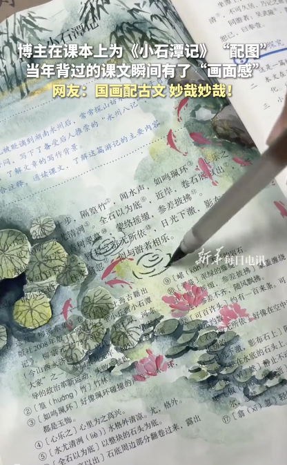 當(dāng)年背過(guò)的《小石潭記》有了畫(huà)面感