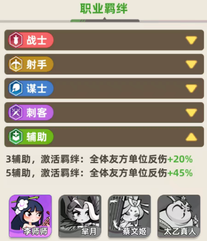 《王者之弈》五大职业羁绊一览