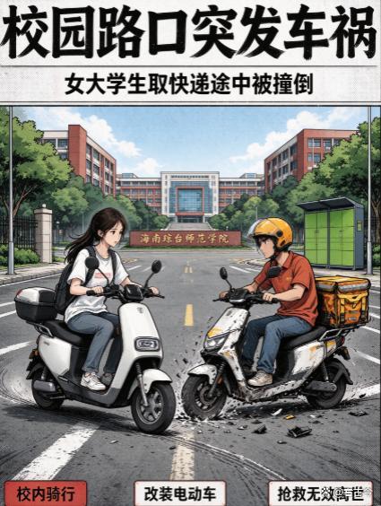 女生校内被撞身亡 家属质疑四方同责