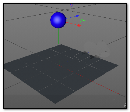 c4d怎么使用刚体标签制作小球体滑落的动画