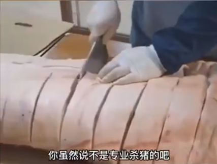 上海一解剖学教授帮邻居分割猪肉 网友：史上学历最高屠夫
