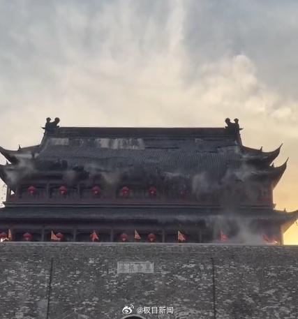 官方調(diào)查鳳陽鼓樓瓦片脫落
