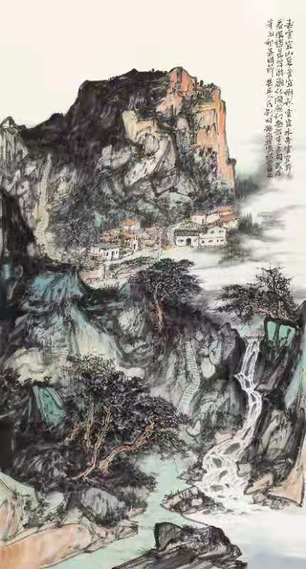 以笔墨为山川代言——青年画家刘明雷山水画的独特风格评析