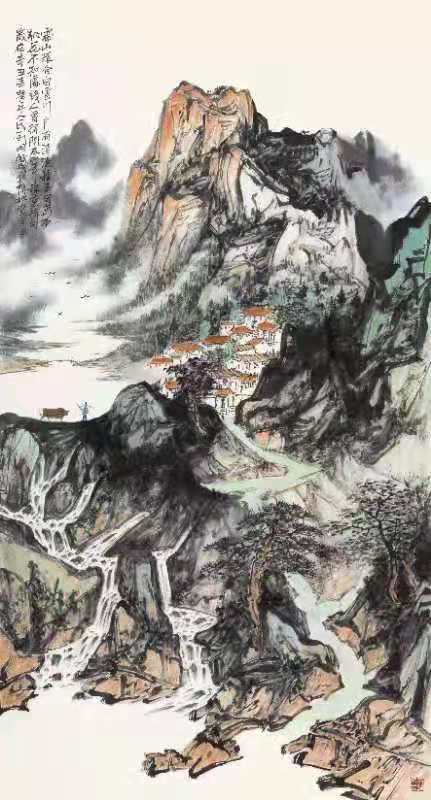 以笔墨为山川代言——青年画家刘明雷山水画的独特风格评析