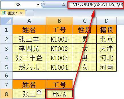 如果VLOOKUP函数在使用过程中出现错误值该怎么办