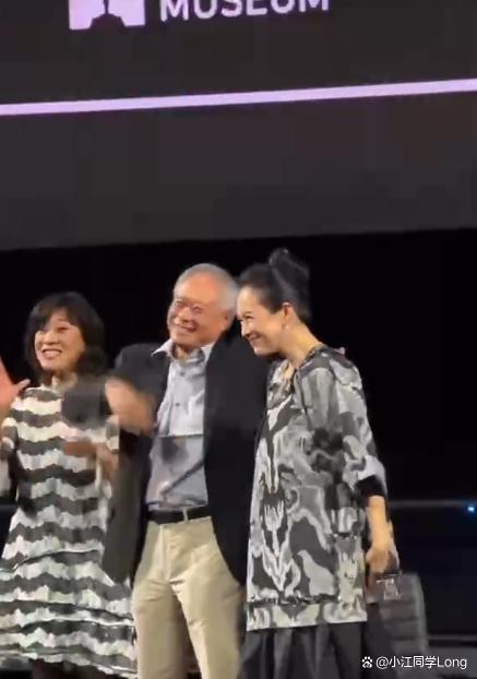 章子怡等到了李安的擁抱 25年后重逢溫情滿滿