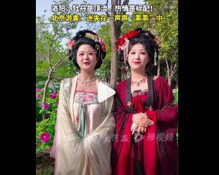 北京游客迷失在洛阳人的一声声乖中