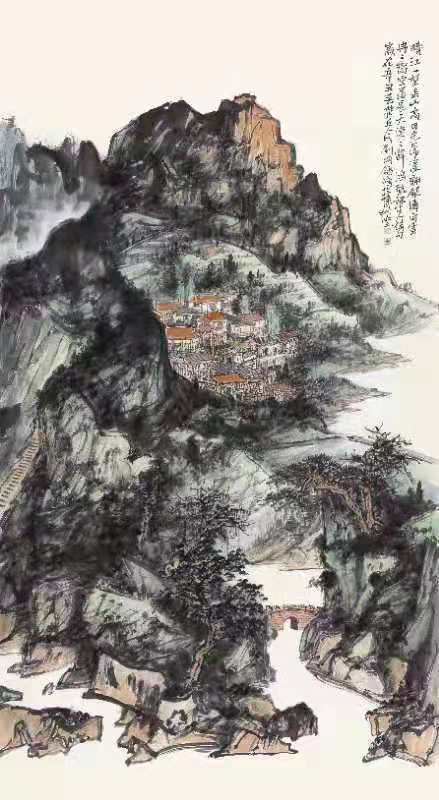 以笔墨为山川代言——青年画家刘明雷山水画的独特风格评析