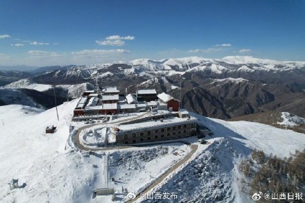 五台山雪景美到惊艳