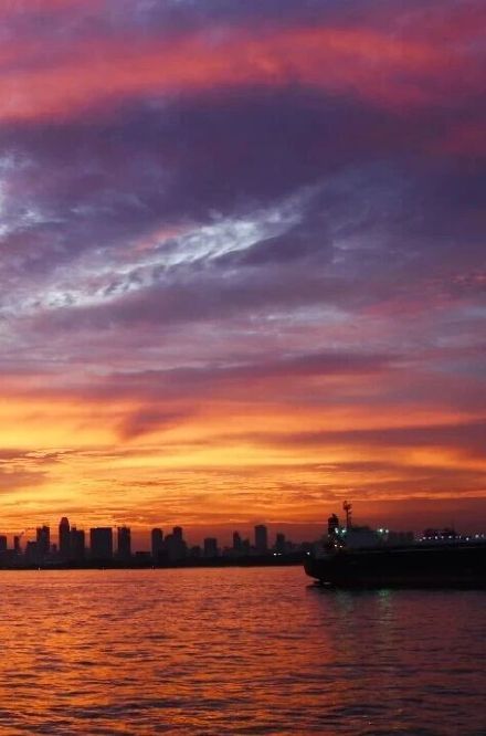 北京七夕遇浪漫晚霞美如画 红霞满天最佳观赏