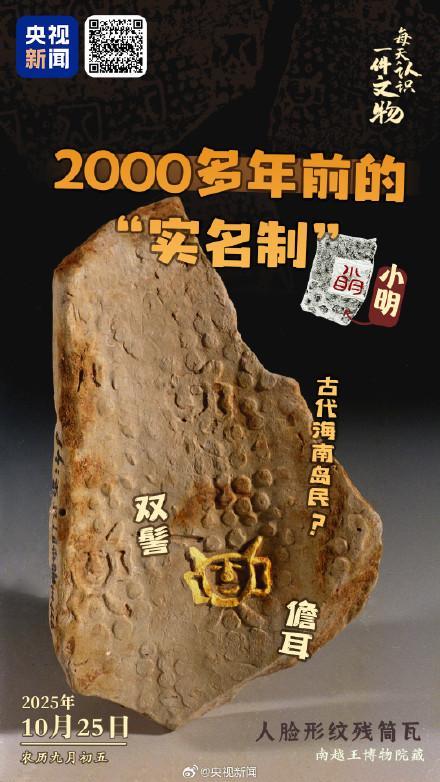 2000多年前的人脸认证 工匠的“自拍”签名