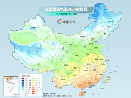 各地气温将在周末升至高点 中东部普遍偏暖