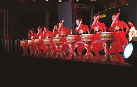 绛州鼓乐精彩上演