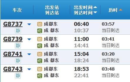 成都东至成 都东 12306又出新暗号 环线列车便捷出行