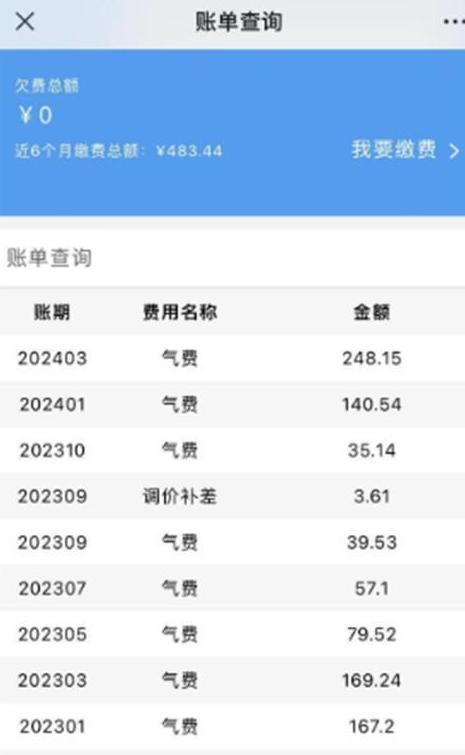 多名重庆网友晒燃气费账单 天然气费像坐了火箭一样直线上升