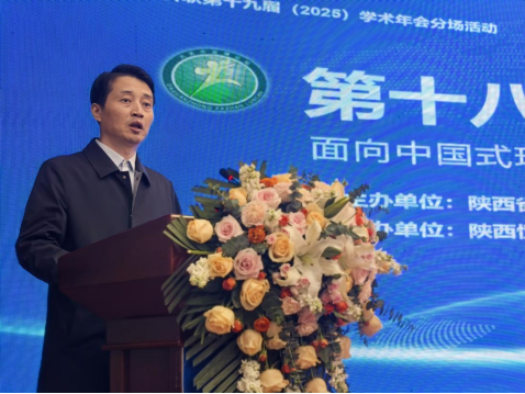 陕西省城市经济文化研究会会长张涛主持论坛