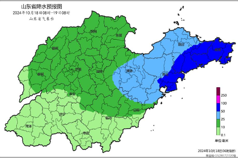 山东7市部分地区出现暴雨 强冷空气来袭