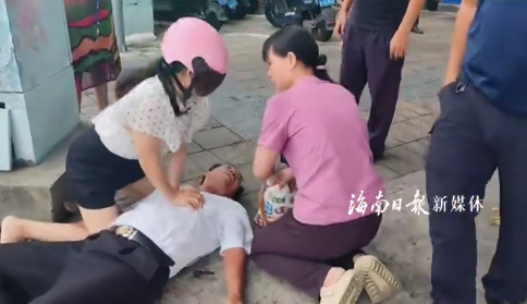 点赞！三亚护士街头极限施救心脏骤停男子