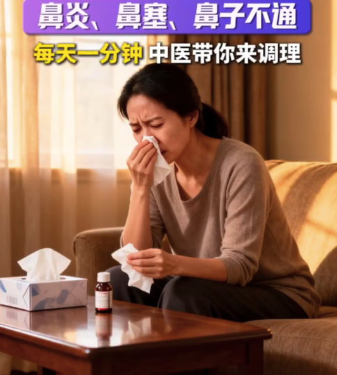 转发收藏！4个穴位缓解鼻炎鼻塞