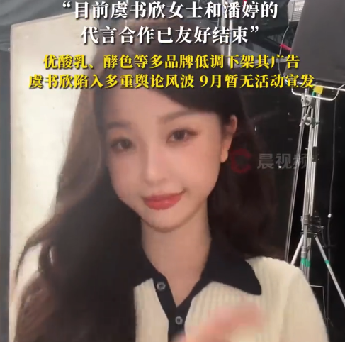 多品牌下架虞书欣广告 潘婷和虞书欣解约