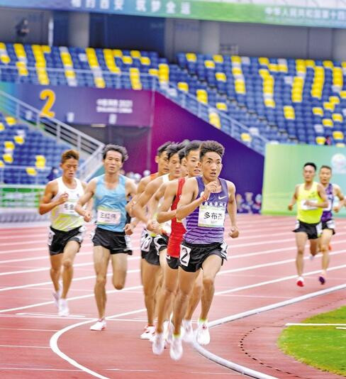 全运会-西藏摘第三金 多布杰获男子5000米冠军