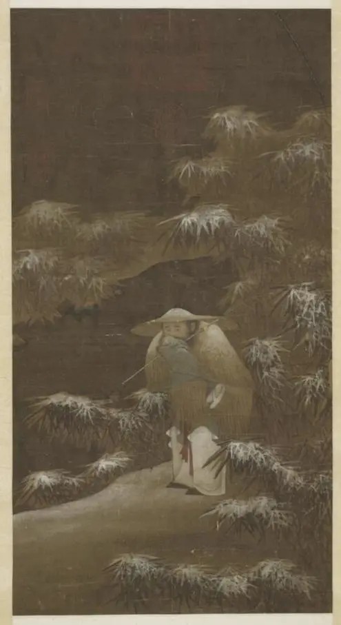 雪渔图 五代十国 佚名 台北故宫博物院藏
