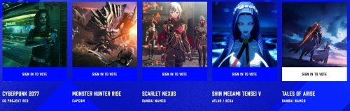 TGA 2021年度游戏颁奖典礼获奖名单汇总