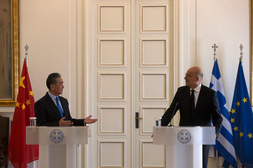王毅谈向希腊和欧洲传递的三个清晰信息