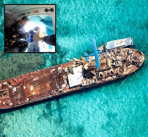 中国智库发布菲侵占南沙群岛报告：菲补给非法坐滩军舰的次数还会增加