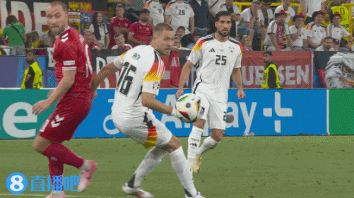 吕迪格当选德国2-0丹麦全场最佳 封堵救险激情庆祝