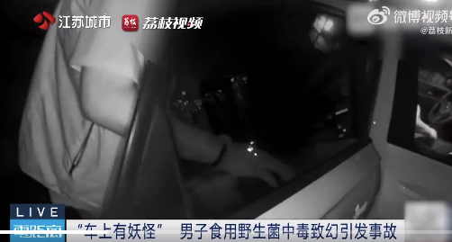 男子连吃3天3公斤见手青开车见妖怪