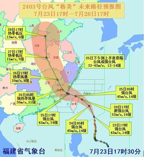 台作风好意思行将登陆！登陆后深切本地带来巨量降水 福建拉响Ⅲ级警报