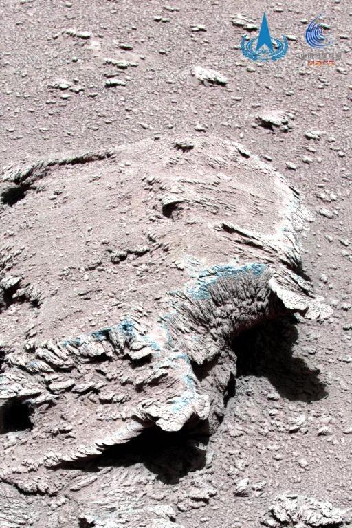 祝融号带你看火岩火尘火沙，这是火星岩石和尘土