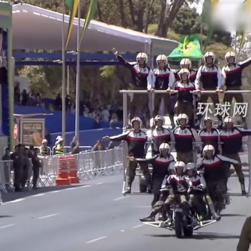 巴西阅兵现场画面来了 庆祝独立203年