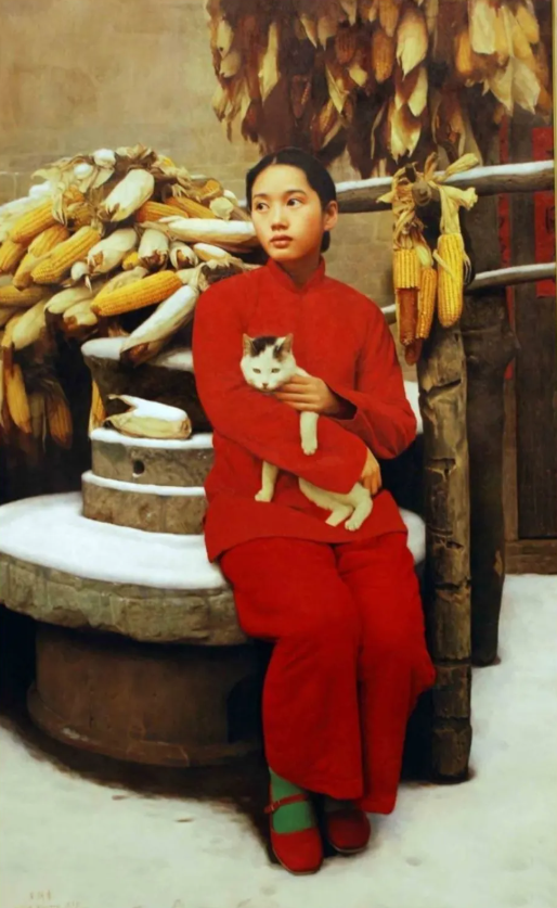 王沂东·油画丨用乌托邦般的怀旧情致,重塑心中理想的乡土爱情图景