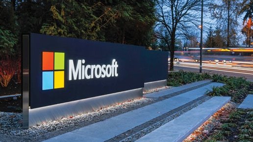 Microsoft 园区标识