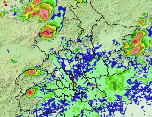 北京上演多地晴晒局地雨 将连续四天都有雨