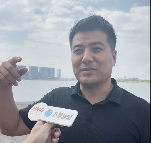 记者实地探访郑州北龙湖“大鱼” 巨型鱼类引发热议
