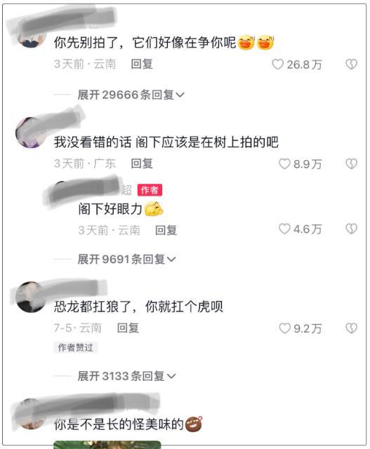 官方谈网友称上山遇老虎打架！呼吁网民不传谣不信谣