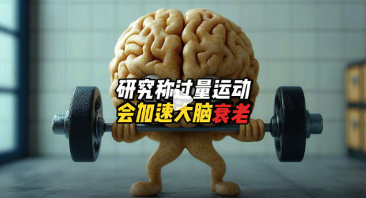研究称过量运动会加速大脑衰老 适度运动才对大脑有益