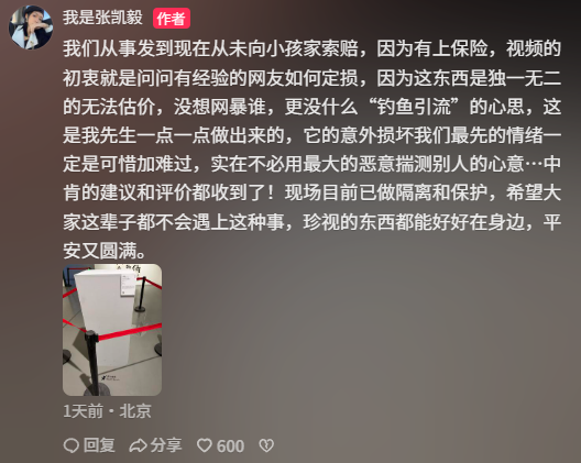 张凯毅说有人借黄金凤冠事件网暴造谣 已提起诉讼恢复更新