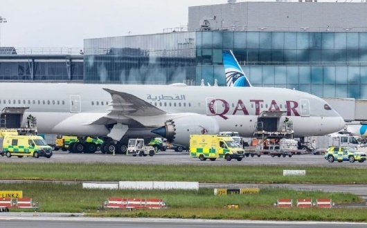 卡塔爾航空一客機遇嚴重氣流 致12人受傷
