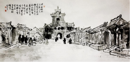 “走遍中国——伟德bv国际体育官网美术家写生创作行动”作品之三