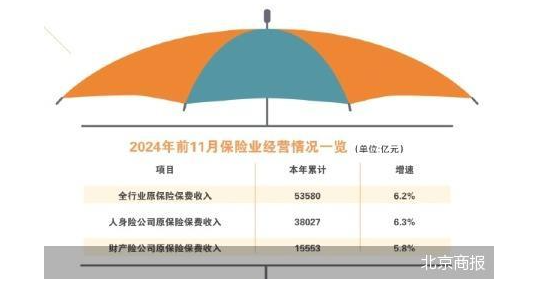 险企前11月保费增速放缓